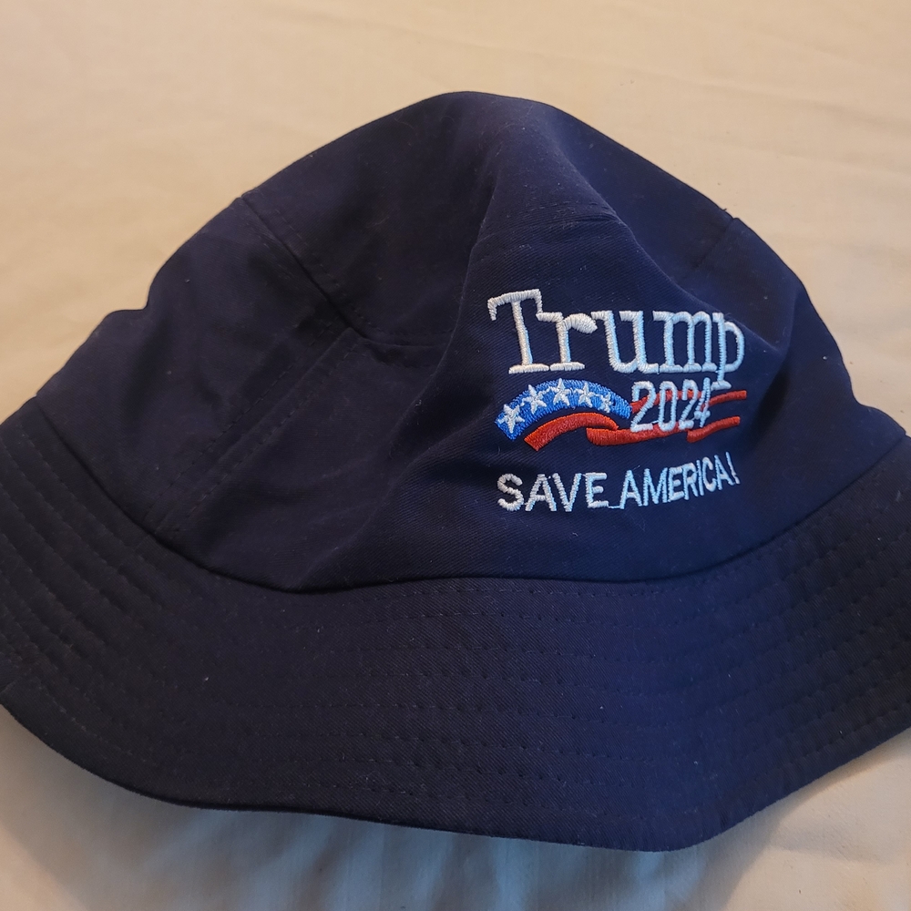 Navy Trump 2024 Bucket Hat